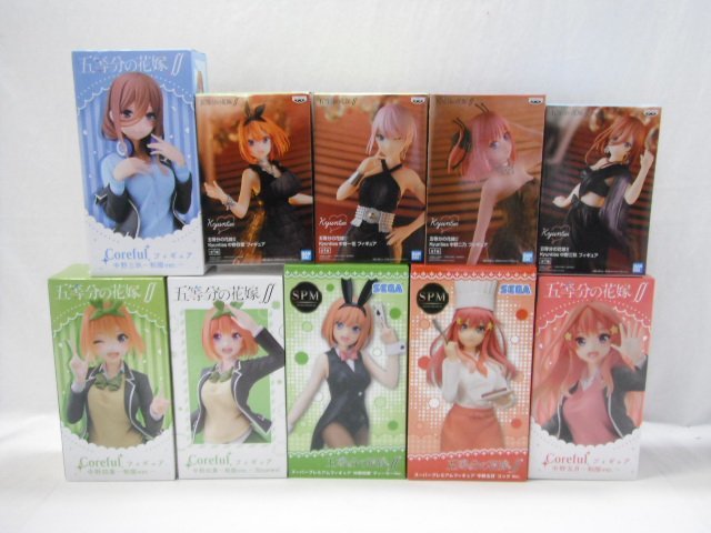 数量限定，お得 ＃007 五等分の花嫁 SPM/Coreful/Kyunties フィギュア まとめ 中野一花/二乃/三玖/四葉/五月 コック/制服/黒ドレス/ディーラー(コミック、アニメ)｜売買されたオークション情報、yahooの商品情報をア その他