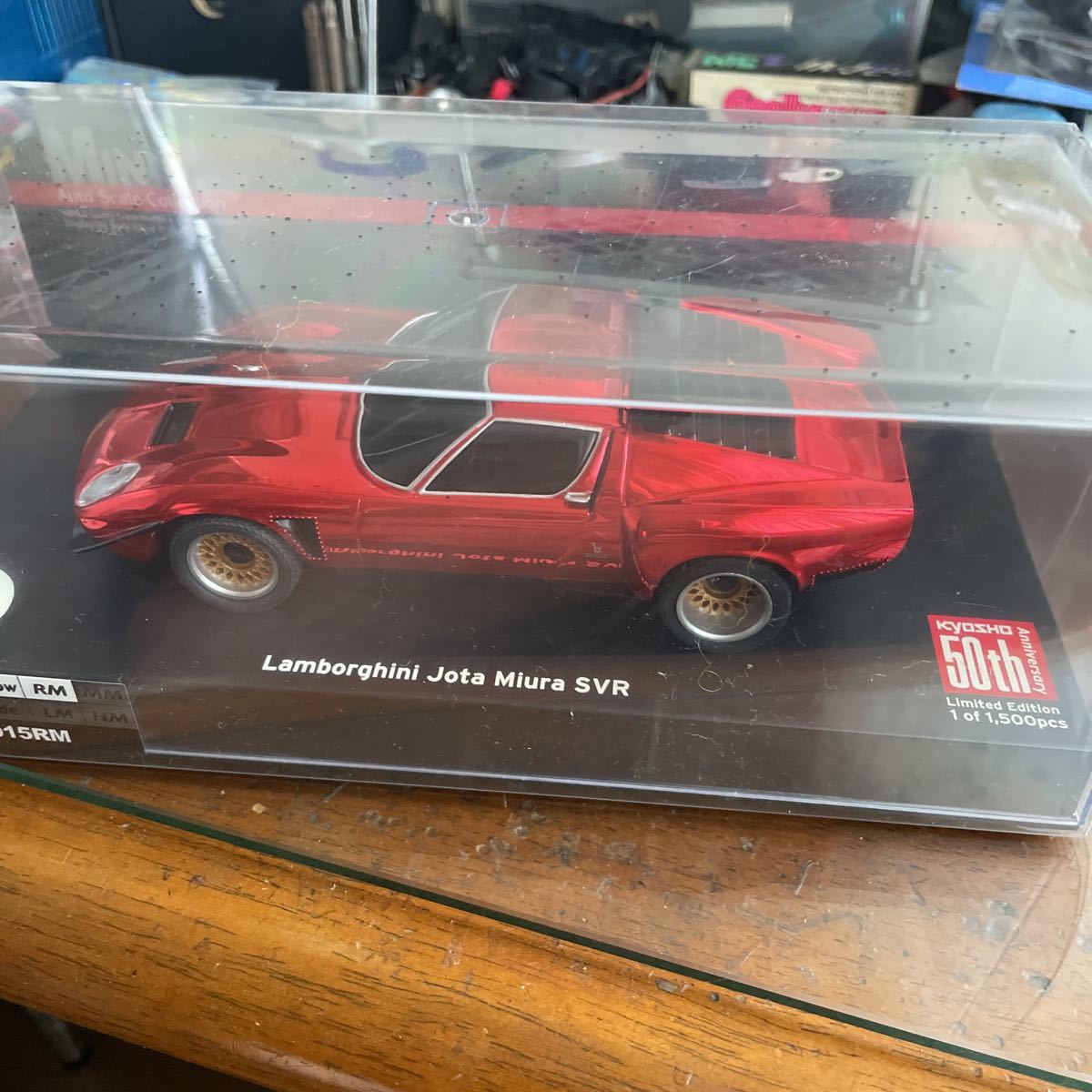 おもちゃ Kyosho Lamborghini Jota SVR メタリックレッド1/43