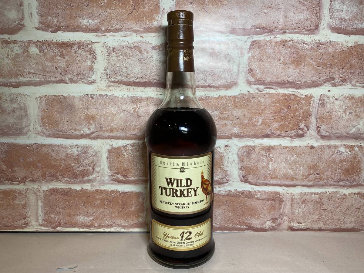 未開栓☆WILD TURKEY 12年 KENTUCKY STRAIGHT BOURBON 750ml 50.5% ワイルドターキー バーボン ウイスキー☆E-1