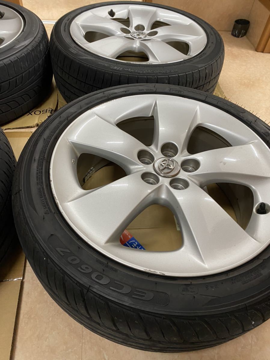 トヨタ プリウス 30系 Sツーリング 純正 17インチ アルミホイール  