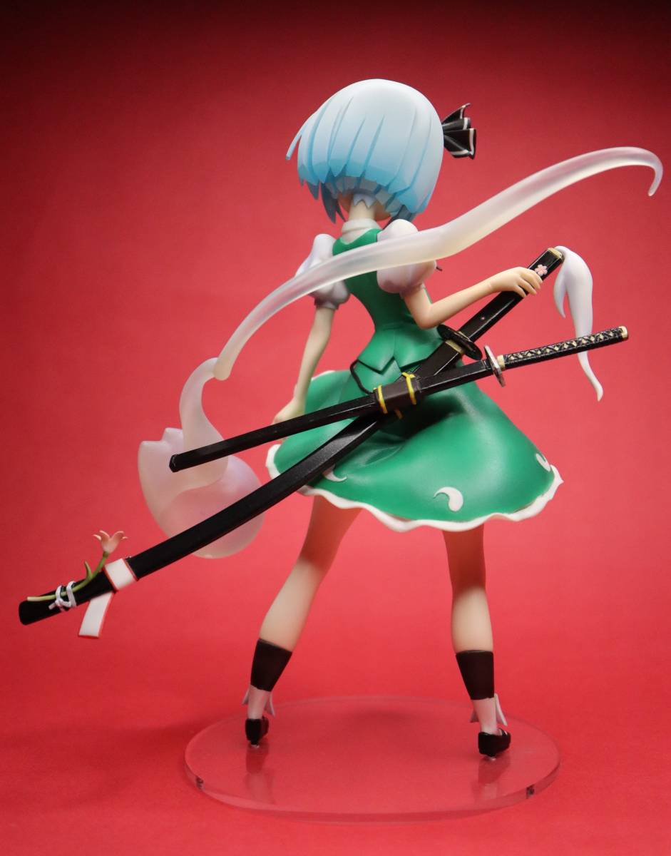 塗装済完成品 魂魄妖夢 東方 ガレージキット ふらっとわーく ぱっとん