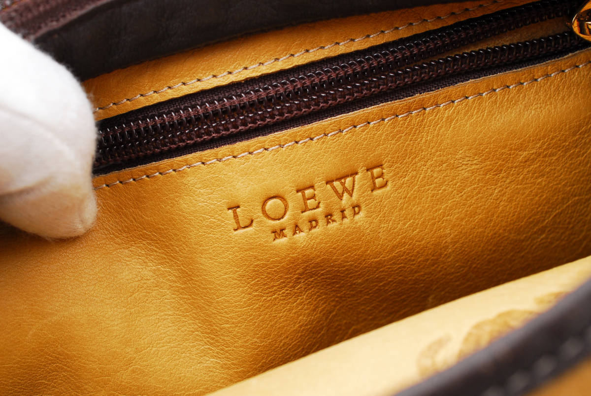 レディース 美品 LOEWE スエード アウター ラビットファー Lサイズ 