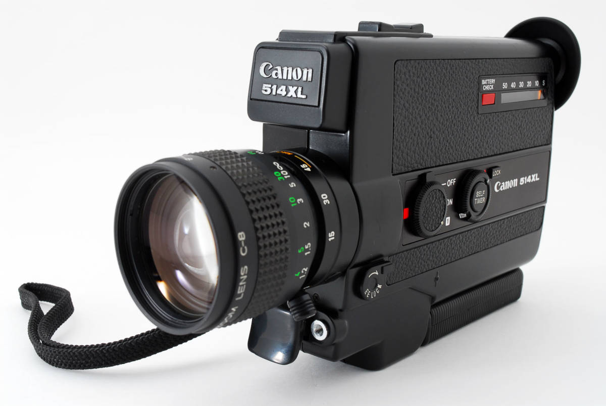 キャノンCanon 514XL 8mm 8ミリカメラ ジャンク 完動品】 Canon キャノン 514XL SUPER 8 8mm フィルムカメラ N232173