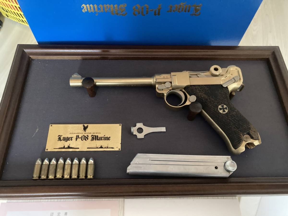 中古 フランクリンミント ルガー P-08 マリーネ LUGER P-08 MARINE
