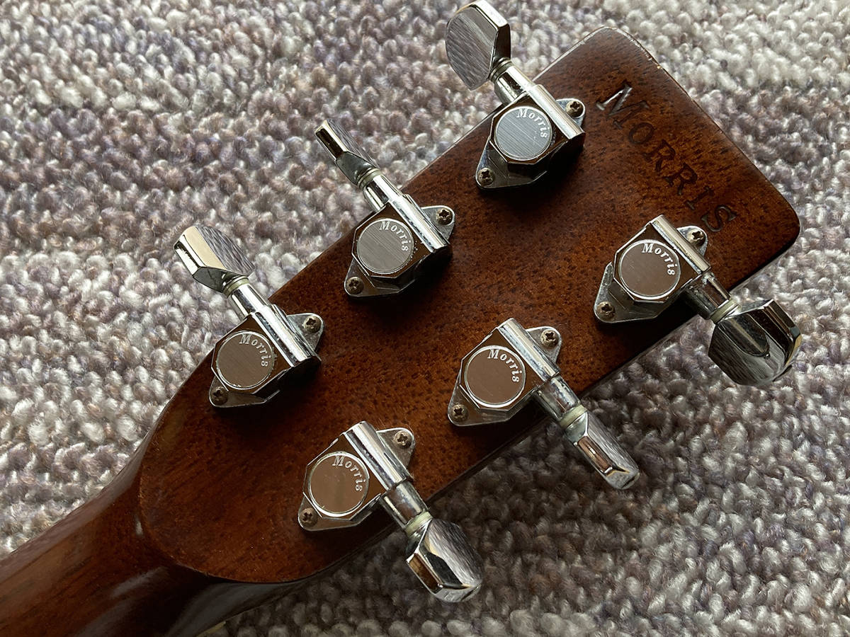 Morris W-40（1976年・寺田楽器製・横ロゴ・トップ単板・サイドバック 