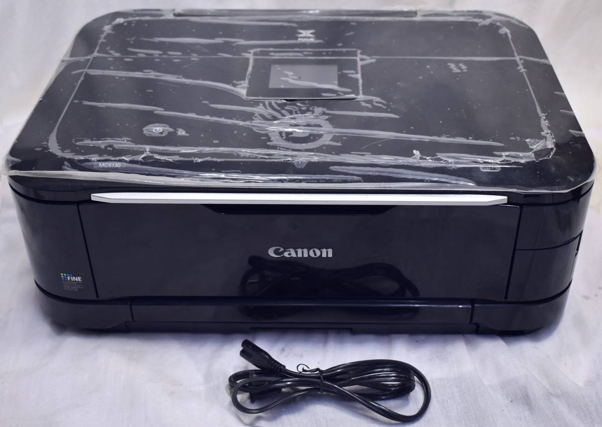 ○○CANON PIXUS MG6130ブラック(目詰まり無し、中古良品）廃