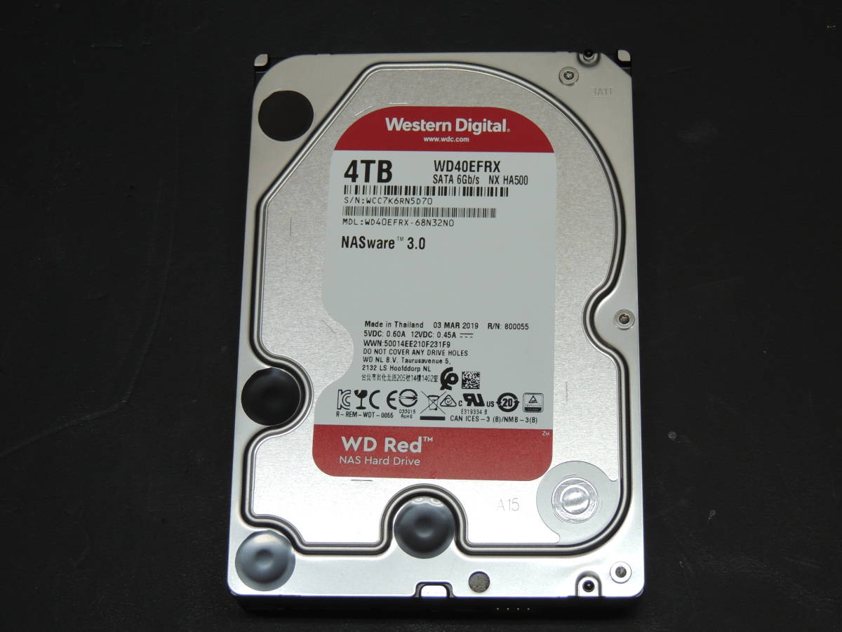Western Digital Red 10TB WD WD101EFAX HDD NAS Internal Hard Plus