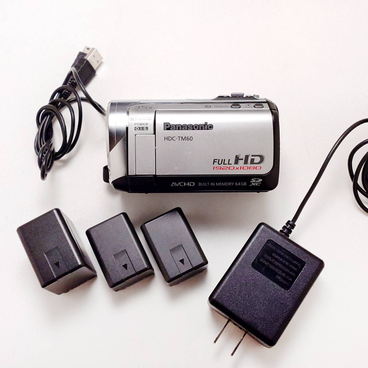 HDC-TM60 Panasonic パナソニック HD ビデオ Camera ビデオカメラ本体