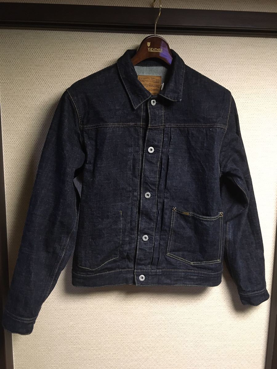 大人気，新作 トロフィークロージング ダートデニム ジャケット サイズ40 TROPHY CLOTHING Dirt Denim Jacket(Lサイズ)｜売買されたオークション情報、yahooの商品情報をアーカイブ公開 - オークファン ジージャン