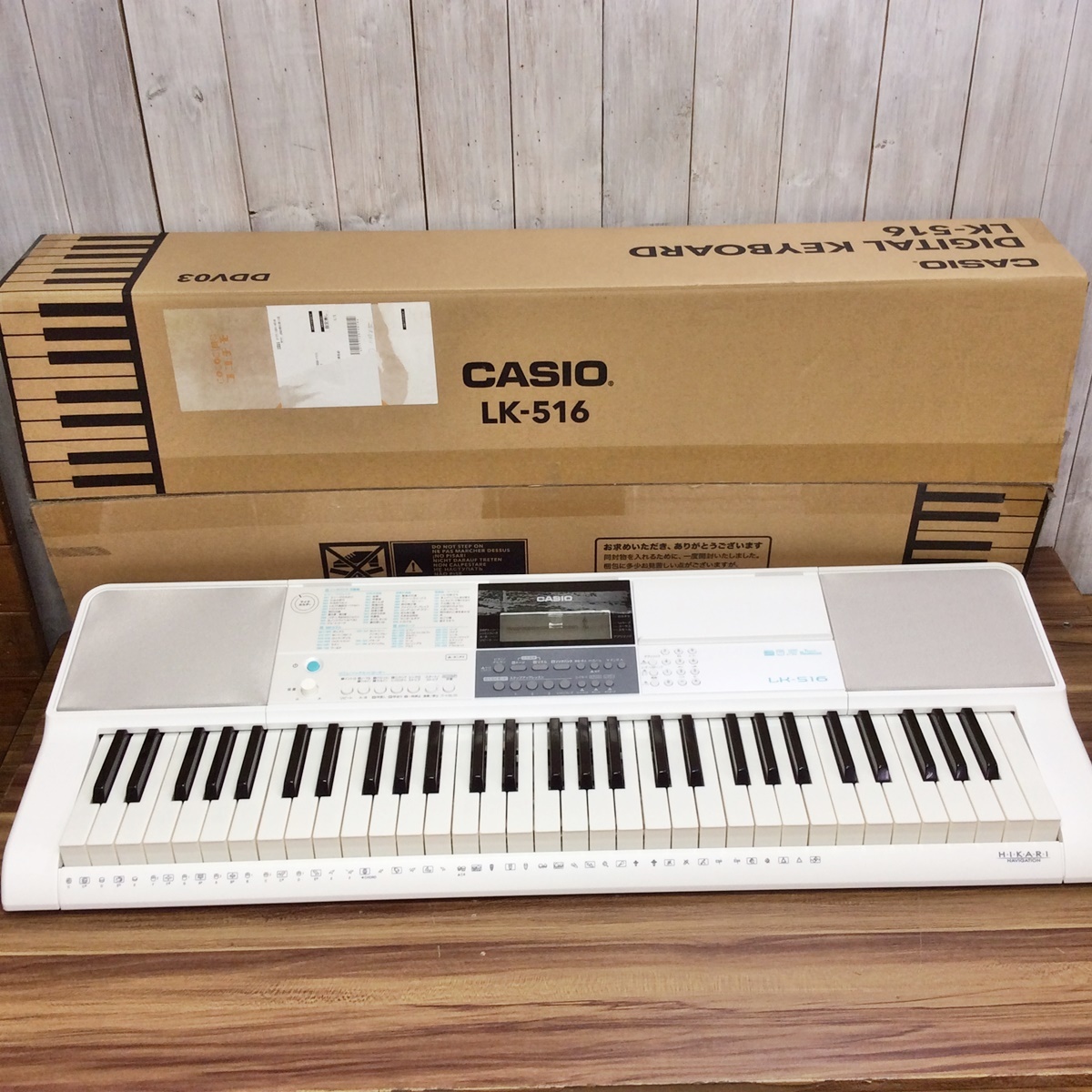 RH-0541 CASIO カシオ 光ナビキーボード 大人の楽らくキーボード LK 