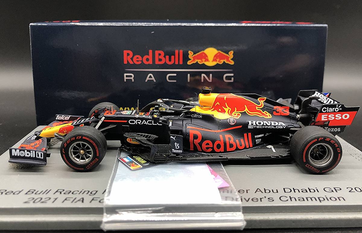 1/43 red Bull Racing Honda RB16B Winner Abu Dhabi GP 2021 ポスト