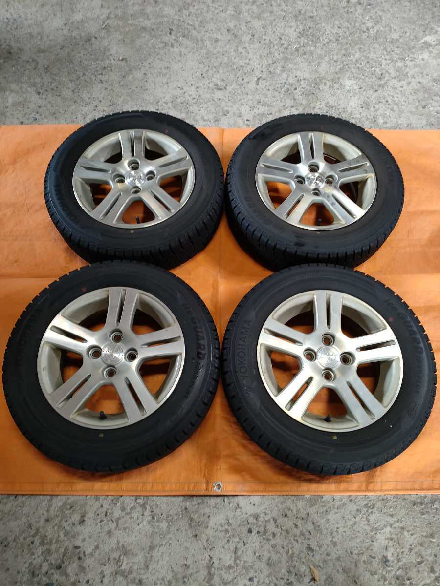 175/65R14 ヨコハマ スタッドレスタイヤ 中古バリ山 トヨタ純正アルミ