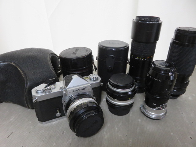 驚きの破格値，送料無料 875☆ニコン Nikomat FT/SUN ZOOM 80-200mm 4.5/