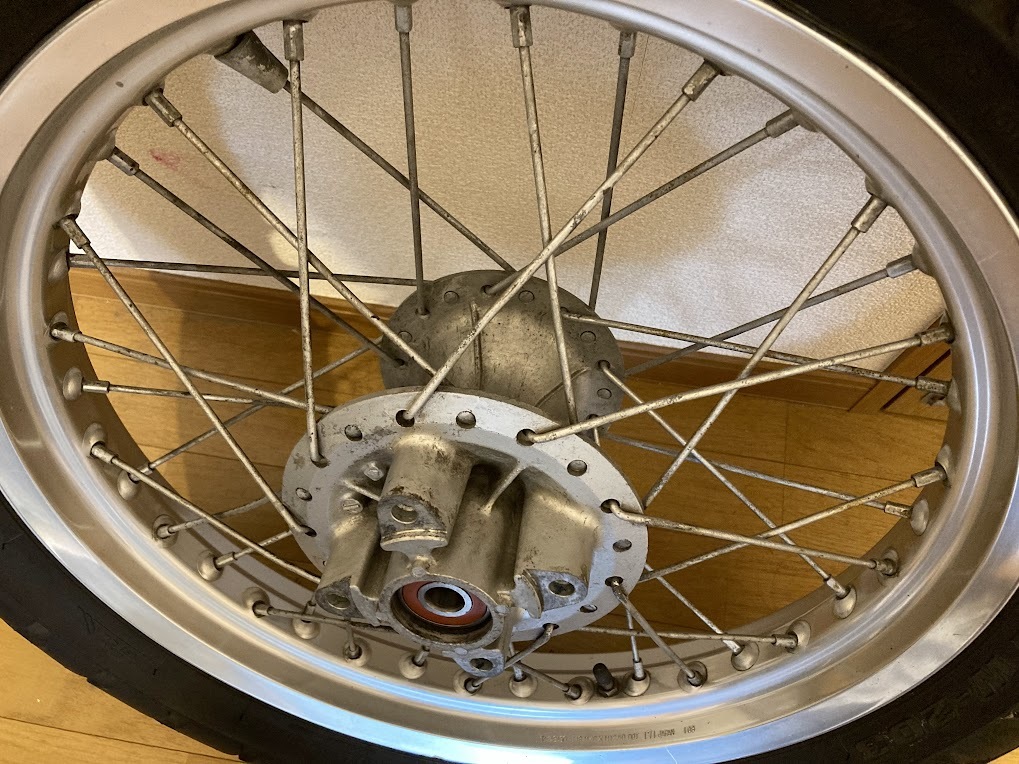オートバイ BX バンバン200 NH41A フロントホイール 純正 18x2.50