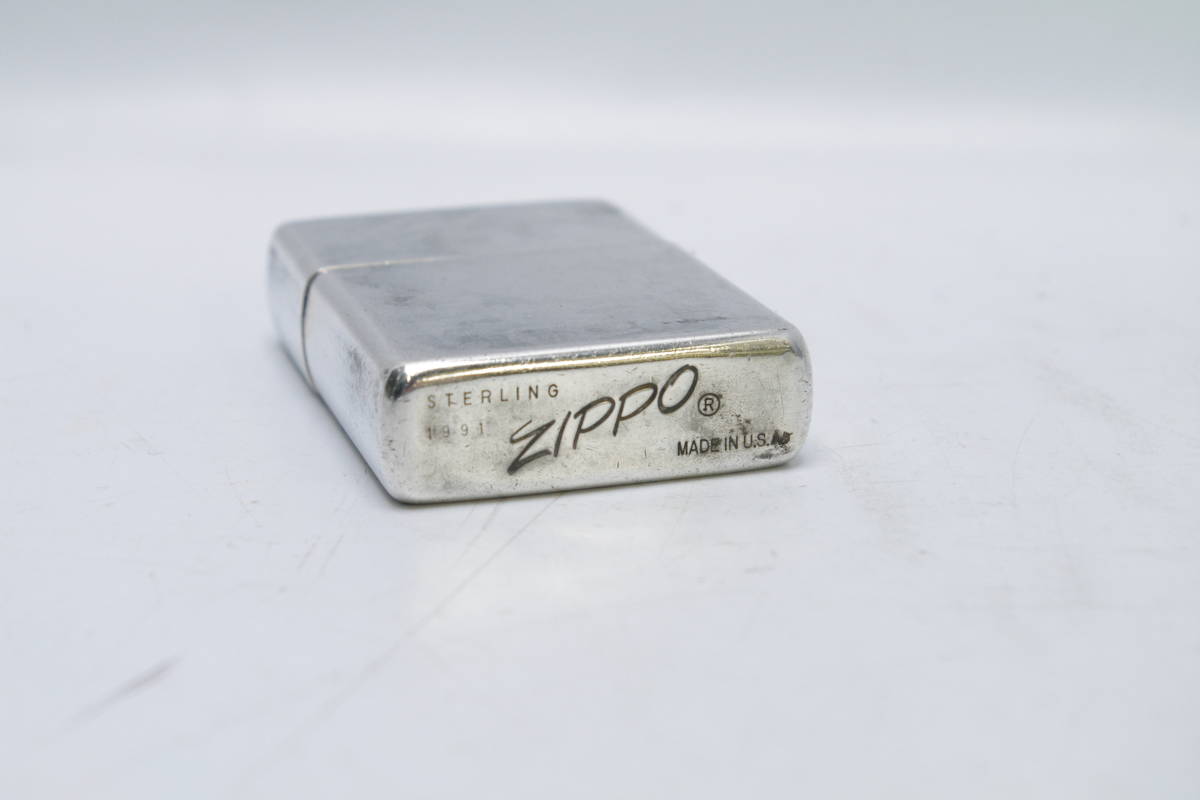 ZIPPO STERLING 1991 スターリング シルバー ジッポ 中古品 