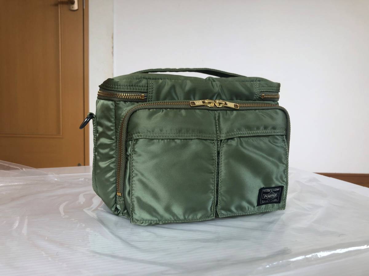 PORTER ポーター タンカーカメラバッグL カーキセージグリーン