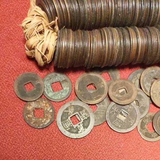 古銭 約400枚 束 寛永通宝 寛永通寳 日本古銭 銭 硬貨 参考銭 昔のお金