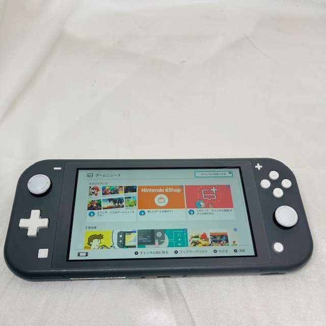 ☆1円～ 動作確認済 付属品完備 任天堂 スイッチライト グレー 本体