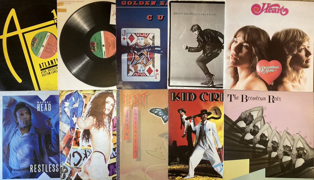□名盤/名曲多数□80'sHits～New Wave レコード合計73枚□Bryan Adams