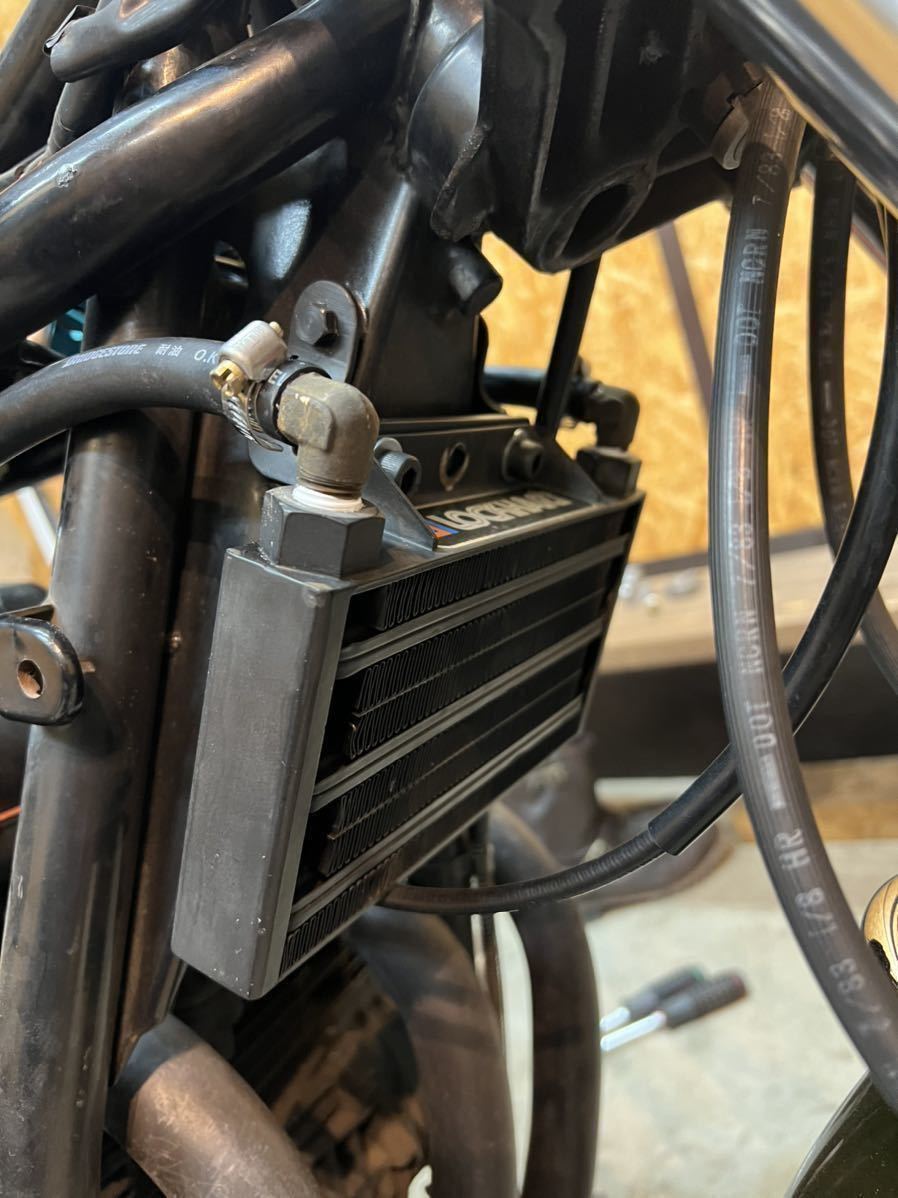 ロックハート オイルクーラー 6段 ステー z1 z2 d1 kz fx 当時