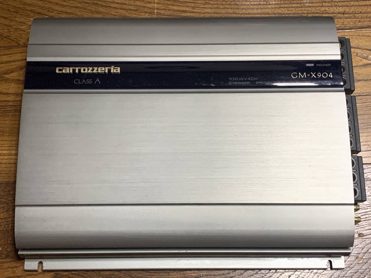 驚きの破格値，定番 【CLASS A】カロッツェリア 100w×4chアンプ GM