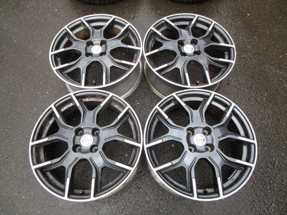  130 日産 ノート NISMO ニスモ 純正 17インチ 7J +47 PCD100 4本(純正品)｜売買されたオークション情報、yahooの商品情報をアーカイブ公開 - オークファン 4穴