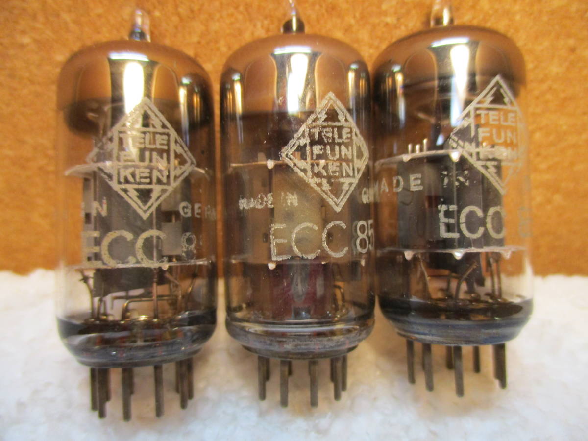 【人気セール，高品質】 ＥＣＣ８５／６ＡＱ８ ３本 テレフンケン(真空管)｜売買されたオークション情報、yahooの商品情報をアーカイブ公開 - オークファン 真空管