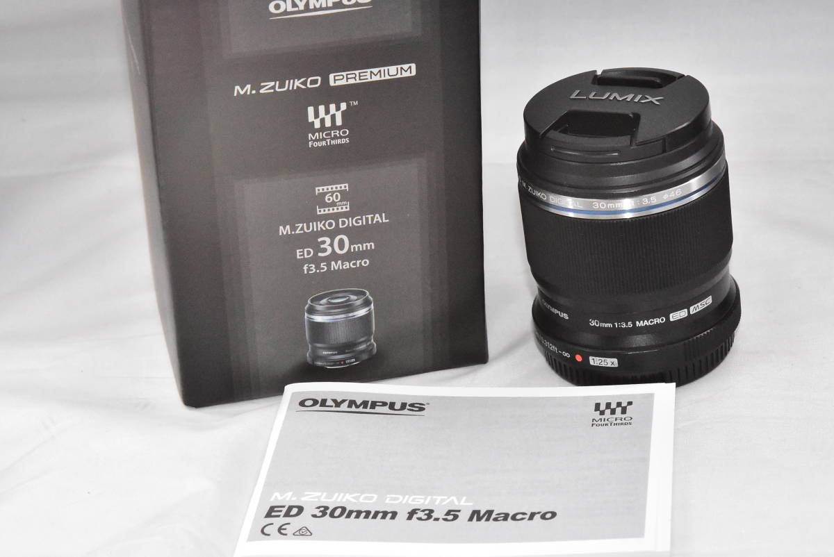 人気SALE，爆買い 元箱と取扱説明書付き OLYMPUS M.ZUIKO DIGITAL ED 30mm F3.5 Macro(オリンパス)｜売買されたオークション情報、yahooの商品情報をアーカイブ公開 - オークファン オリンパス