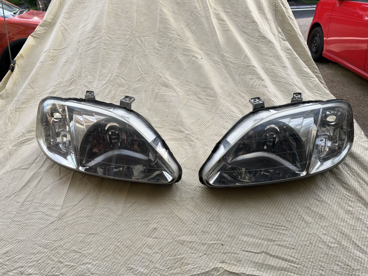 お得，最新作 シビック ek 後期 us純正 ヘッドライト usdm ハワイ(ヘッドライト)｜売買されたオークション情報、yahooの商品情報をアーカイブ公開 - オークファン ホンダ用