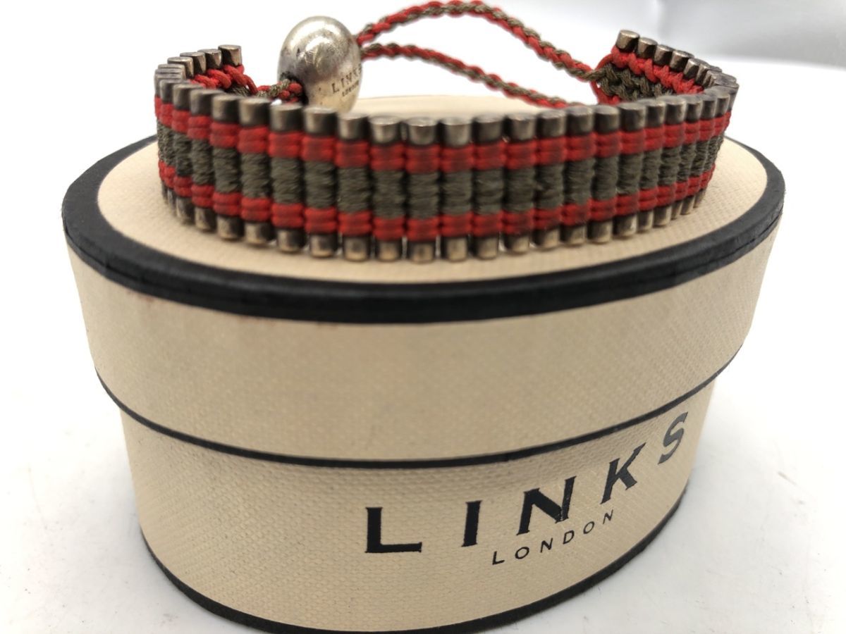 0901-531M⑥15804 RP ブレスレット　LINKS OF LONDON　リンクスオブロンドン　SV925 スターリングシルバー　マルチカラー　箱付き