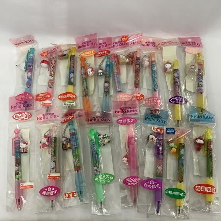 ハローキティ 他 ご当地キティ | 根付け ボールペン 公式 メモ 約130点
