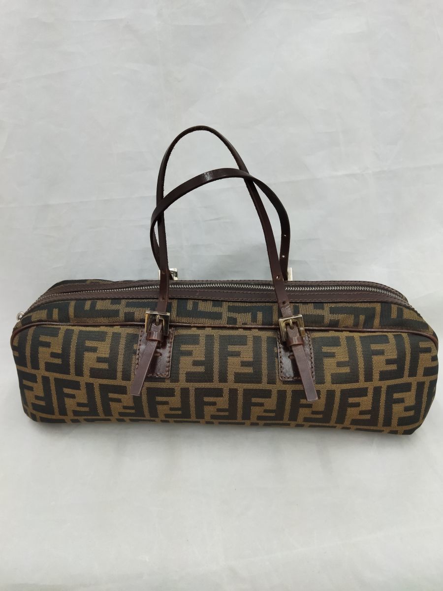 FENDI ミニボストンバッグ ズッカ柄 71-16560-0-012 フェンディ◇3107 