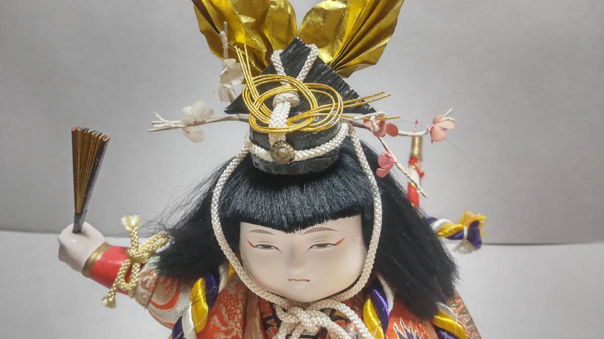 100円☆ 昭和レトロ アンティーク☆ 五月人形 木目込人形「金太郎 