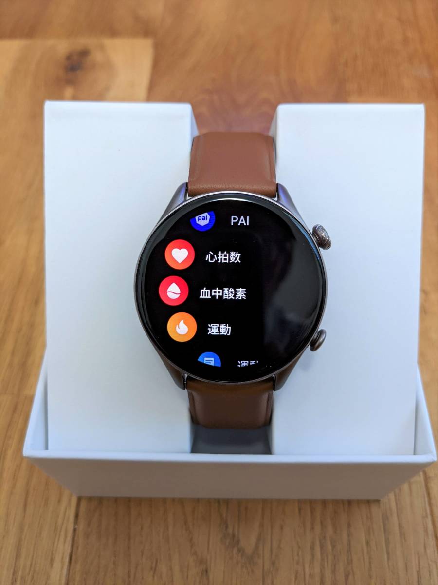 美品 Amazfit GTR 3 Pro グローバル版 スマートウォッチ