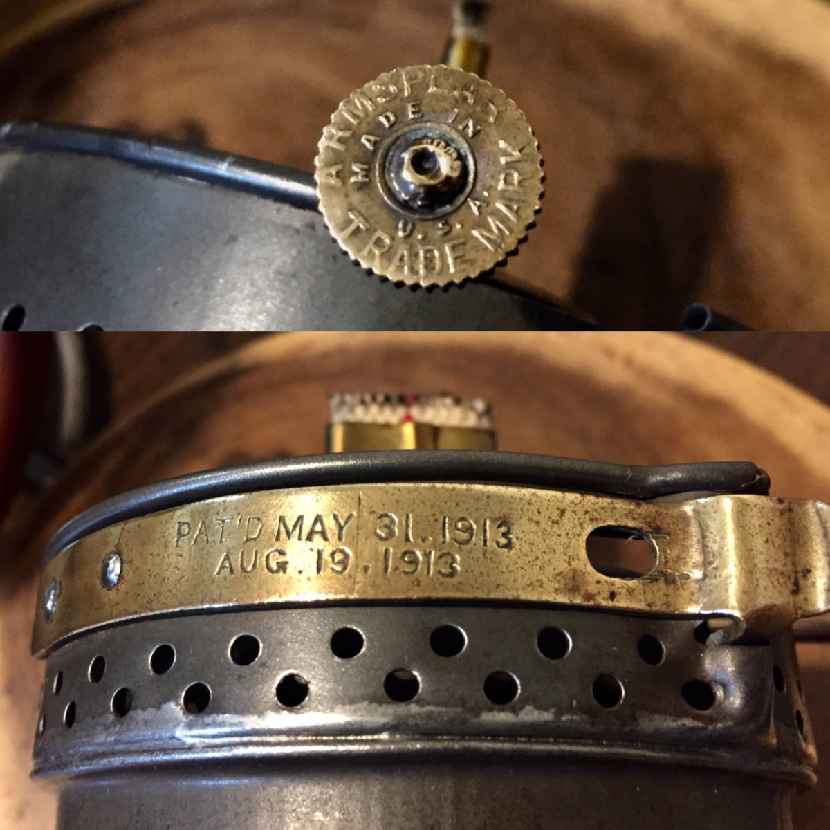 Armspear Steel Guard Railroad Lantern PATD.1913 アームスピア