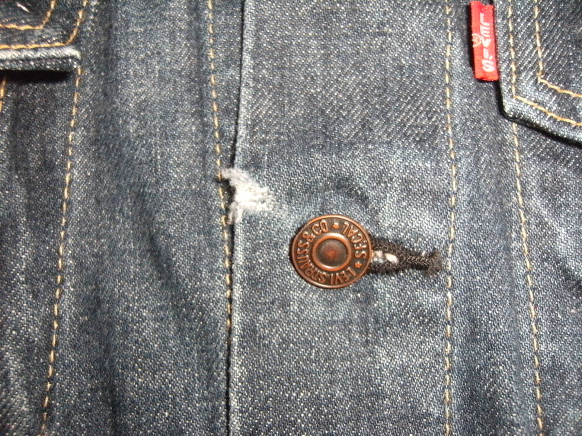 90's Levi's 71557 bigE デニムジャケット size40 リーバイス 71557 BigE 90年代 ヴィンテージ復刻 40 - メルカリ