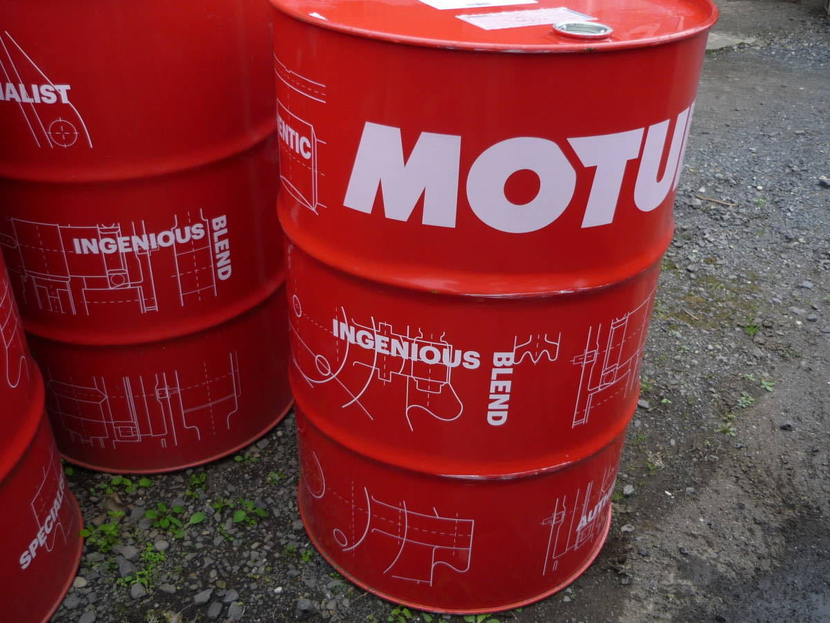 モチュールドラム缶 MOTUL モチュール オイルドラム缶