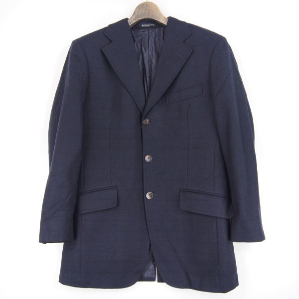 エトロ ETRO*カシミヤ混 3Bウールツィードテーラードジャケット(46