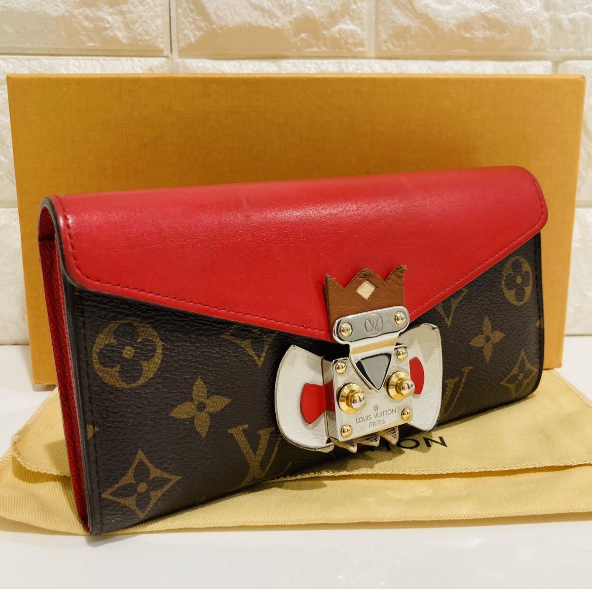 モノグラム 長財布 ポルトフォイユ・サラ LOUIS ポルトフォイユ ルイ