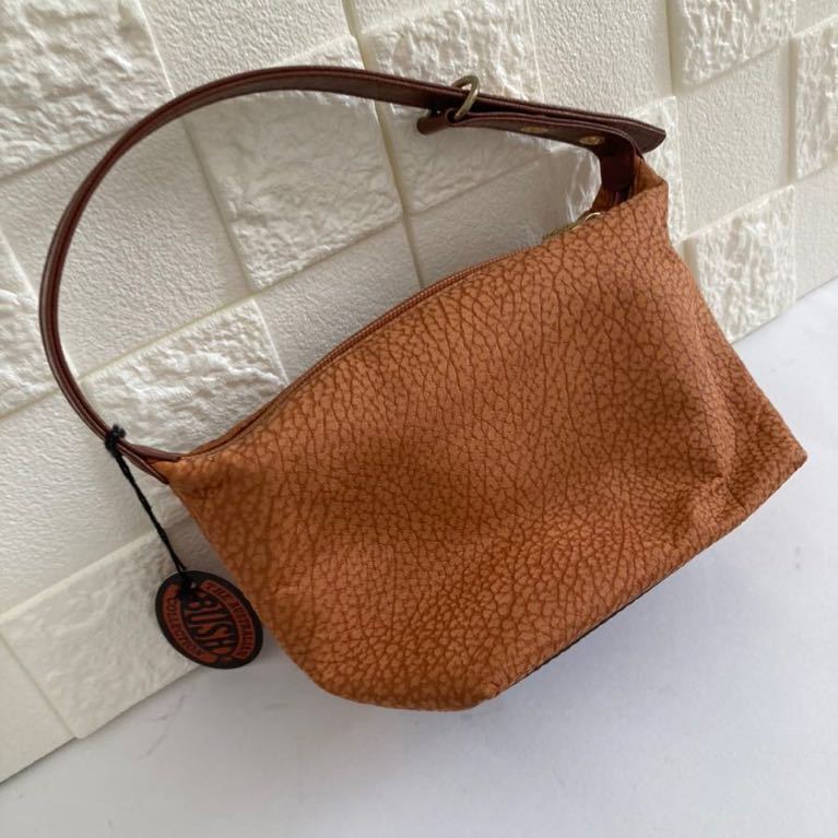1円スタート タグ付き 未使用品 BUSH カンガルーレザー 本革 