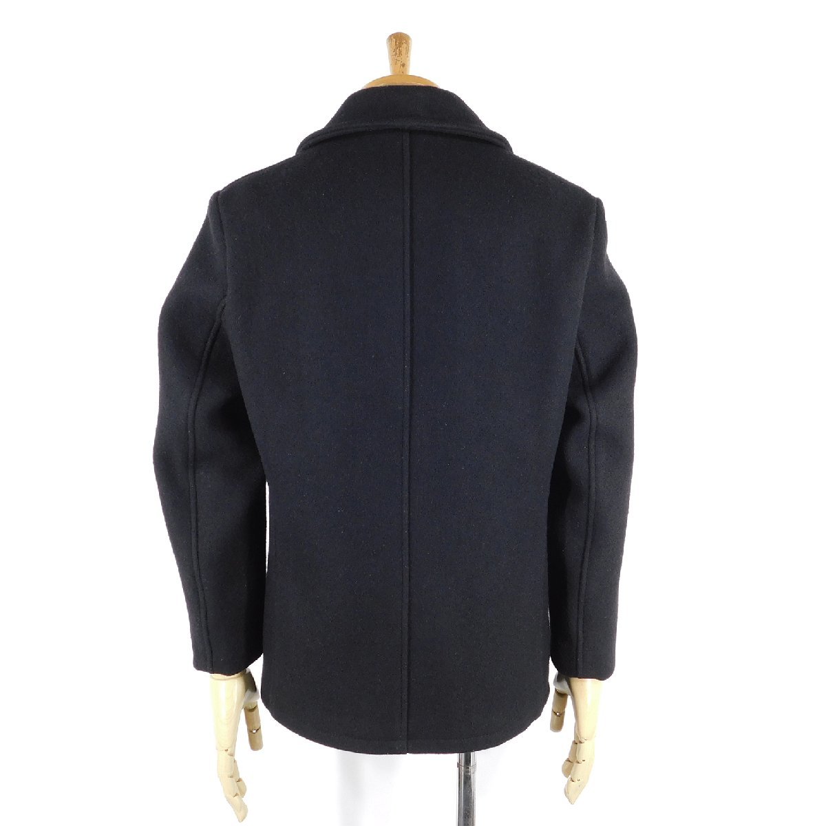 15FW ショット × シュプリーム ピーコート Size S #85572 Schott