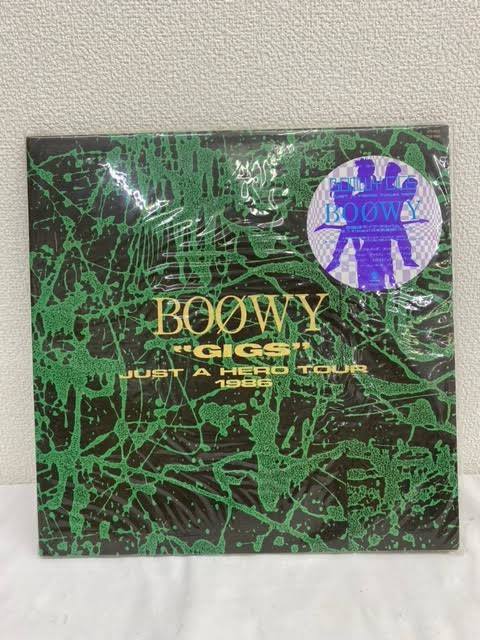 BOOWY LP４枚 レコード with ステッカー BOOWY LP4枚 レコード with ステッカー BOOWY LP4枚 レコード with