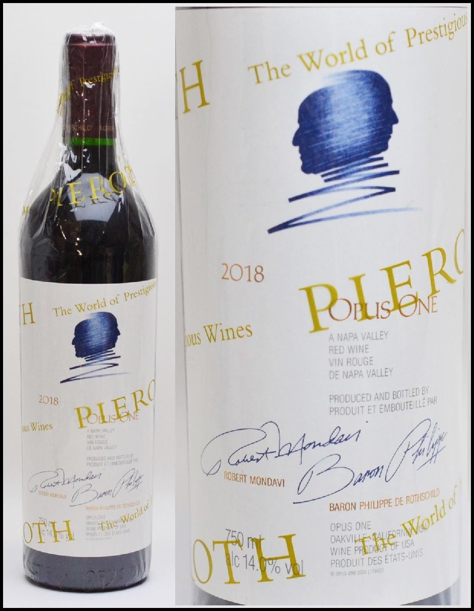  未開栓 オーパスワン 2018 750ml 14.0% 赤ワイン カリフォルニア OPUS ONE(アメリカ)｜売買されたオークション情報、yahooの商品情報をアーカイブ公開 - オークファン 赤