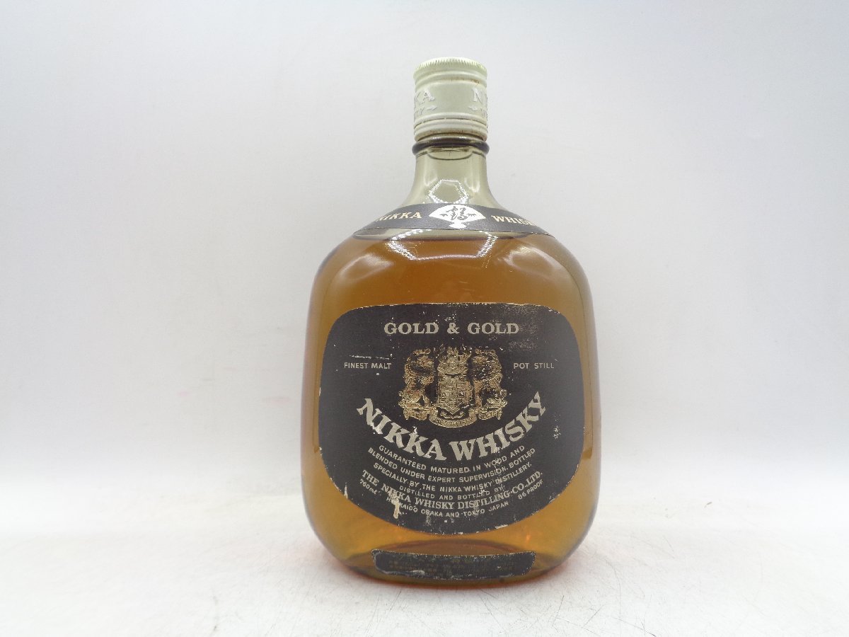未開栓 NIKKA WHISKEY ニッカウヰスキー G&G 760ml