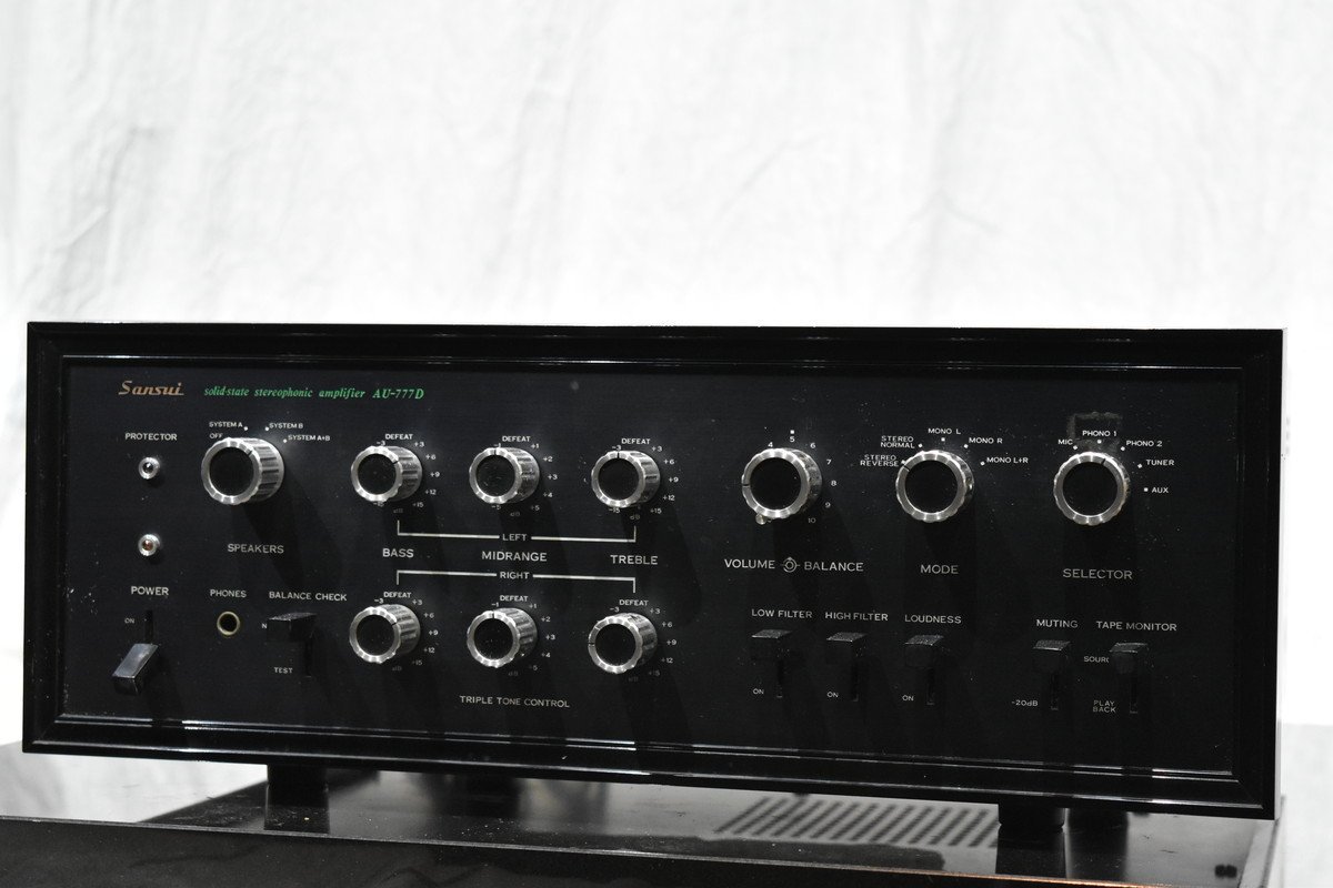 SANSUI 山水 サンスイ プリメインアンプ AU-777D【ジャンク品】 AU 