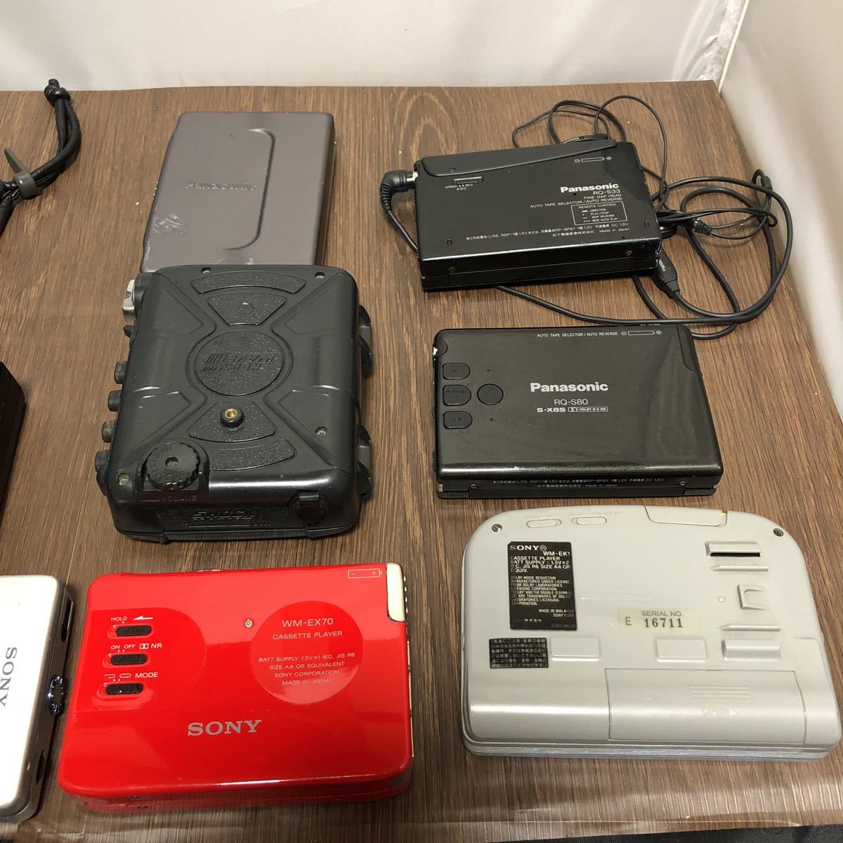 低価，大人気 ☆カセットウォークマン☆まとめて☆SONY WM-EX70 WM-EX651 WM-F702 WM-FX909 WM-R707 WM-EK1☆Panasonic RQ-S80 RQ-SW66V RQ-S33 Rq-SX59