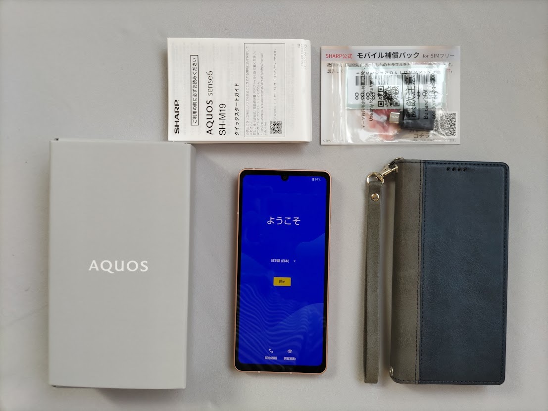 sense6 AQUOS SIMフリー SH-54B ネットワーク利用制限なし SH-RM19