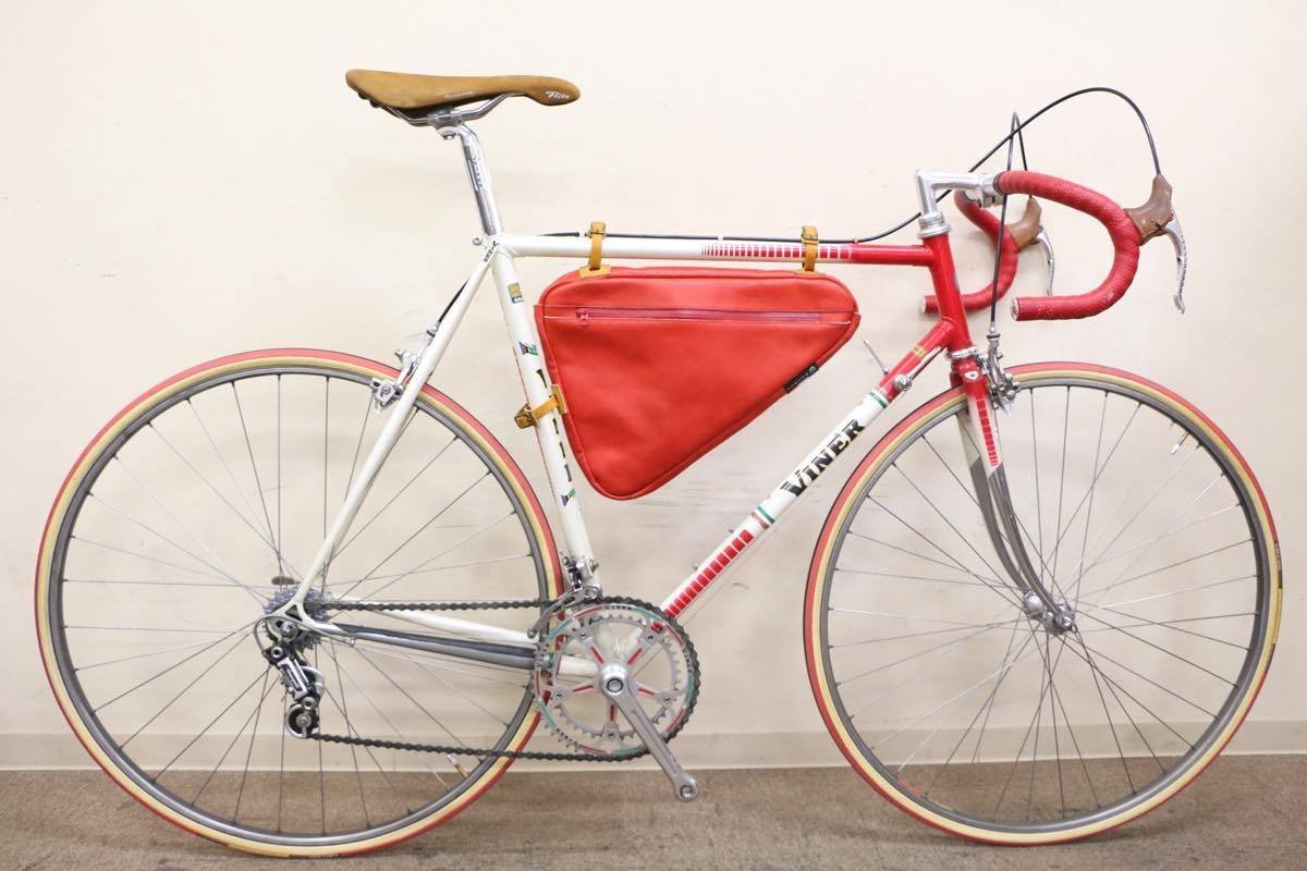 レザーフレームバック付!!◇VINER ビナー ビンテージロード Campagnolo