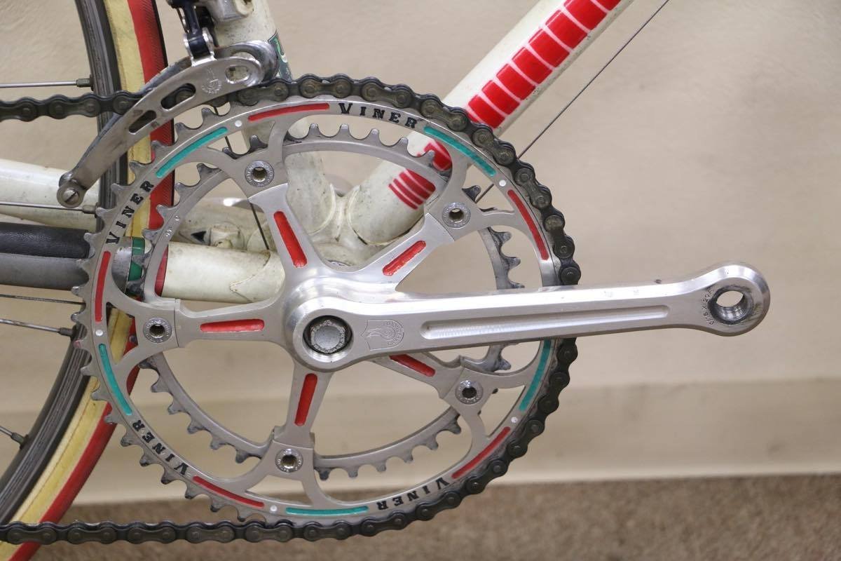 レザーフレームバック付!!◇VINER ビナー ビンテージロード Campagnolo