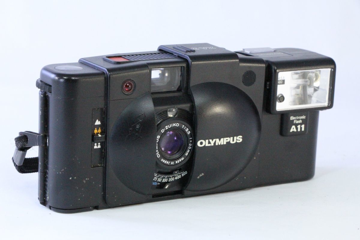 実用☆オリンパス OLYMPUS XA2+A11☆フラッシュも完動☆10866 XA2 A11